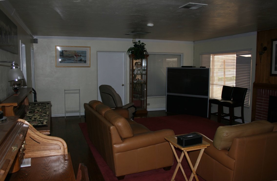 The Raccoon Lodge Living Room